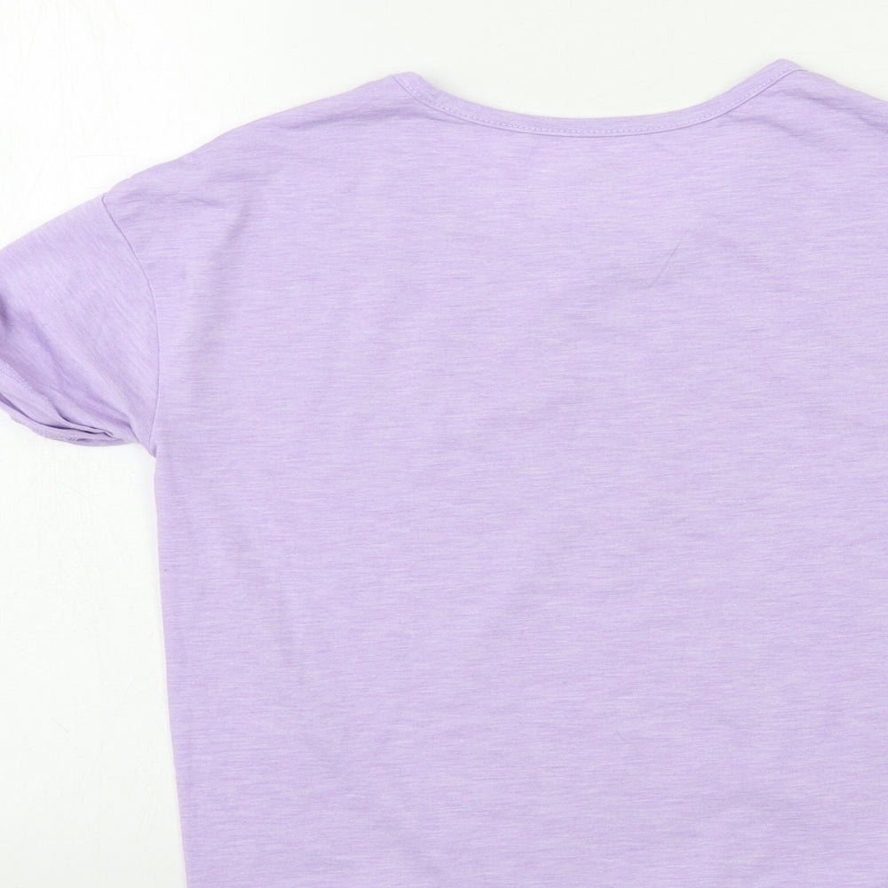 Umbro Girls Purple Basic T-Shirt Size 10-11 Years