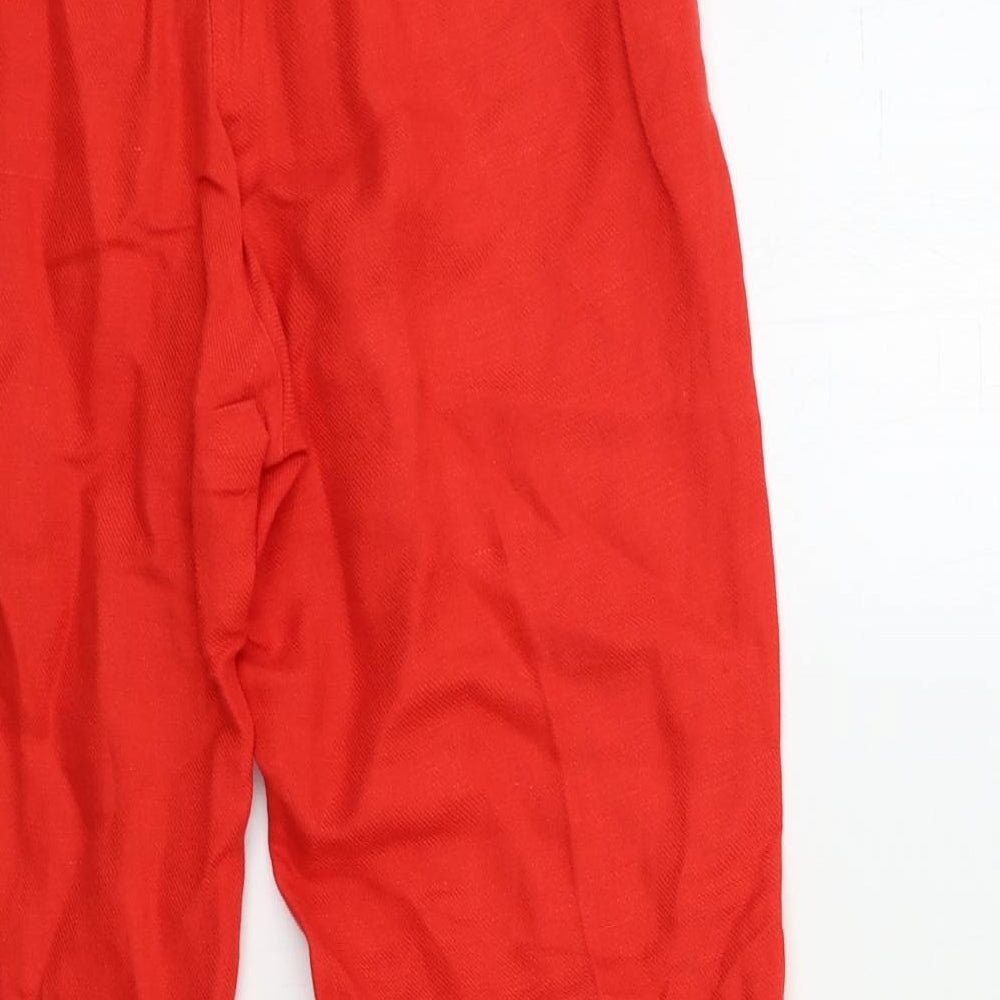 NEXT Womens Red Trousers Size 28 in L26 in