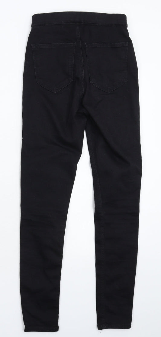 Topshop Womens Black Denim Jegging Jeans Size 26 in L27 in