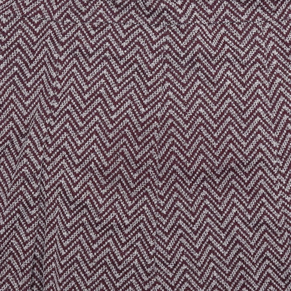 Afibel Womens Multicoloured Geometric A-Line Skirt Size 30
