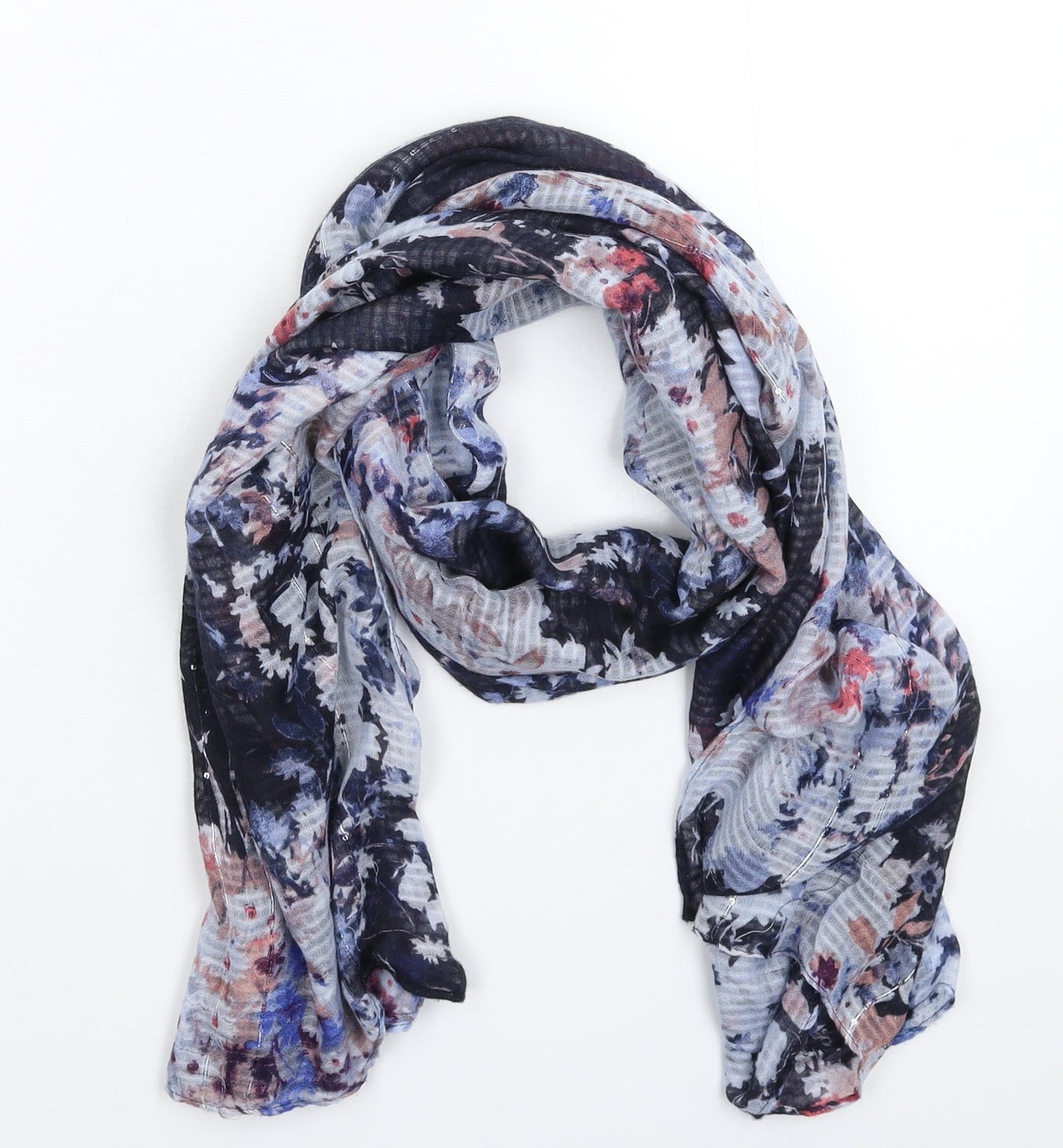 Preworn Womens Multicoloured Knit Scarf