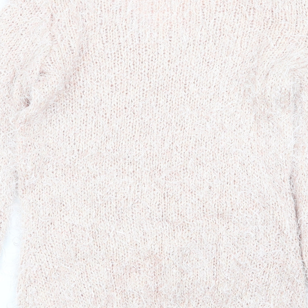 F&F Womens Pink Pullover Jumper Size 10