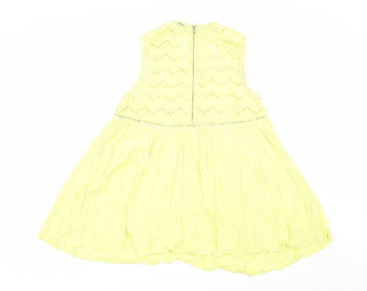 Asda George Womens Yellow Basic Tank Size 12