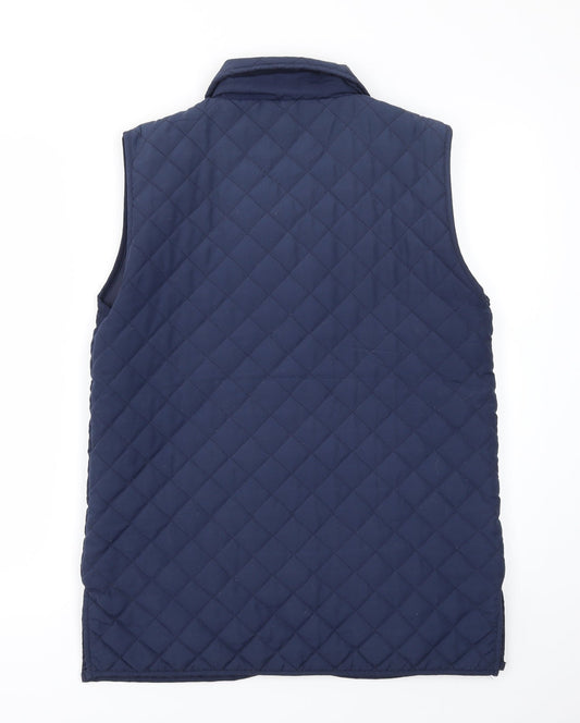 Pure & Natural Womens Blue Gilet Coat Size S