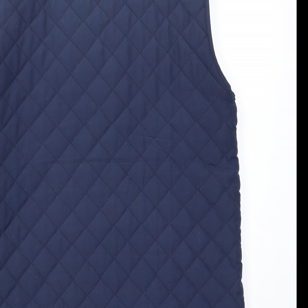 Pure & Natural Womens Blue Gilet Coat Size S
