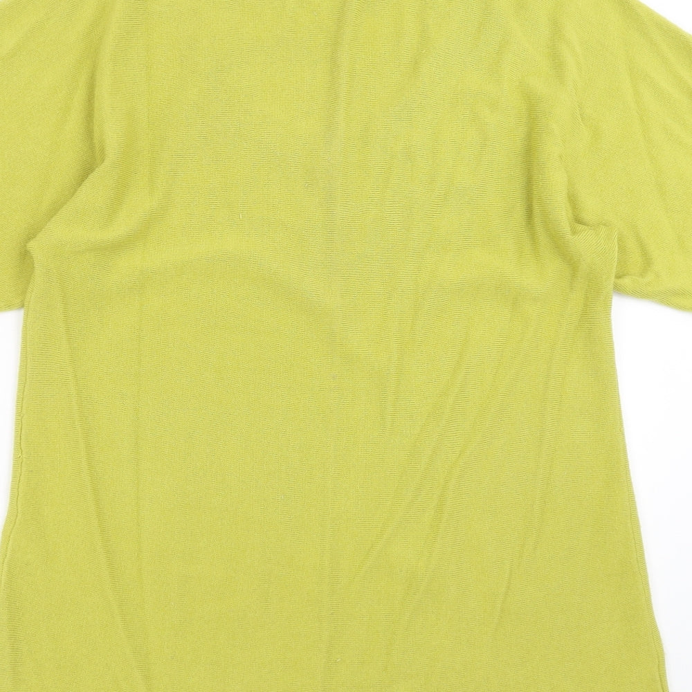 Rogers+Rogers Womens Green Knit Pullover Jumper Size 18