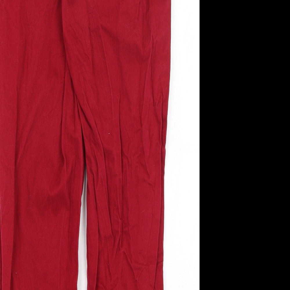 Antonia Bay Womens Pink Trousers Size 12 L26 in