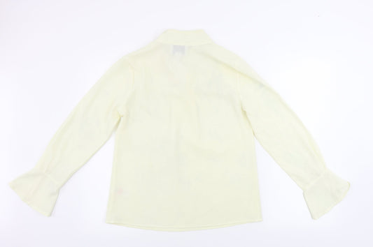 RAGE Womens Beige Basic Blouse Size 8