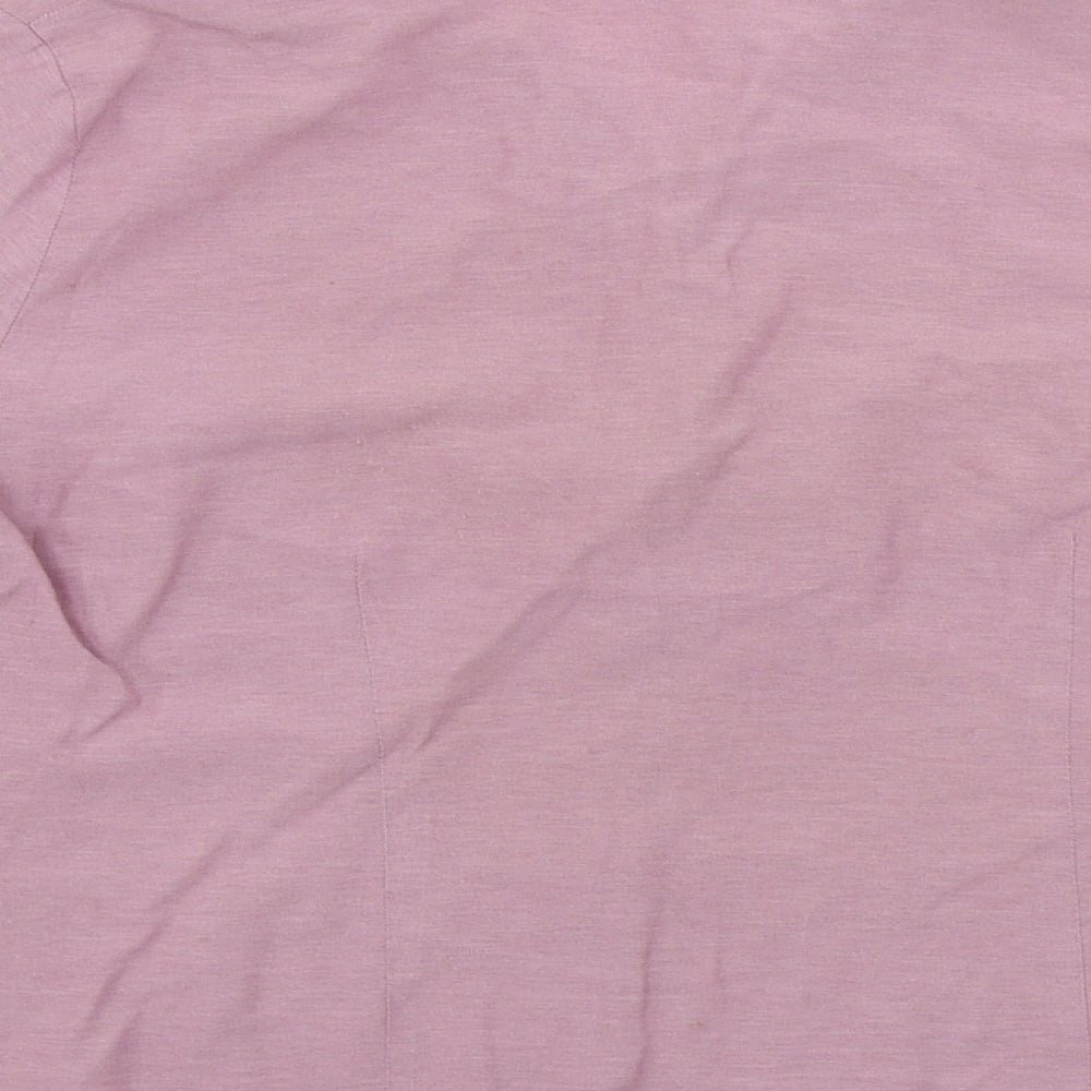 BHS Womens Purple Basic Button-Up Size 12