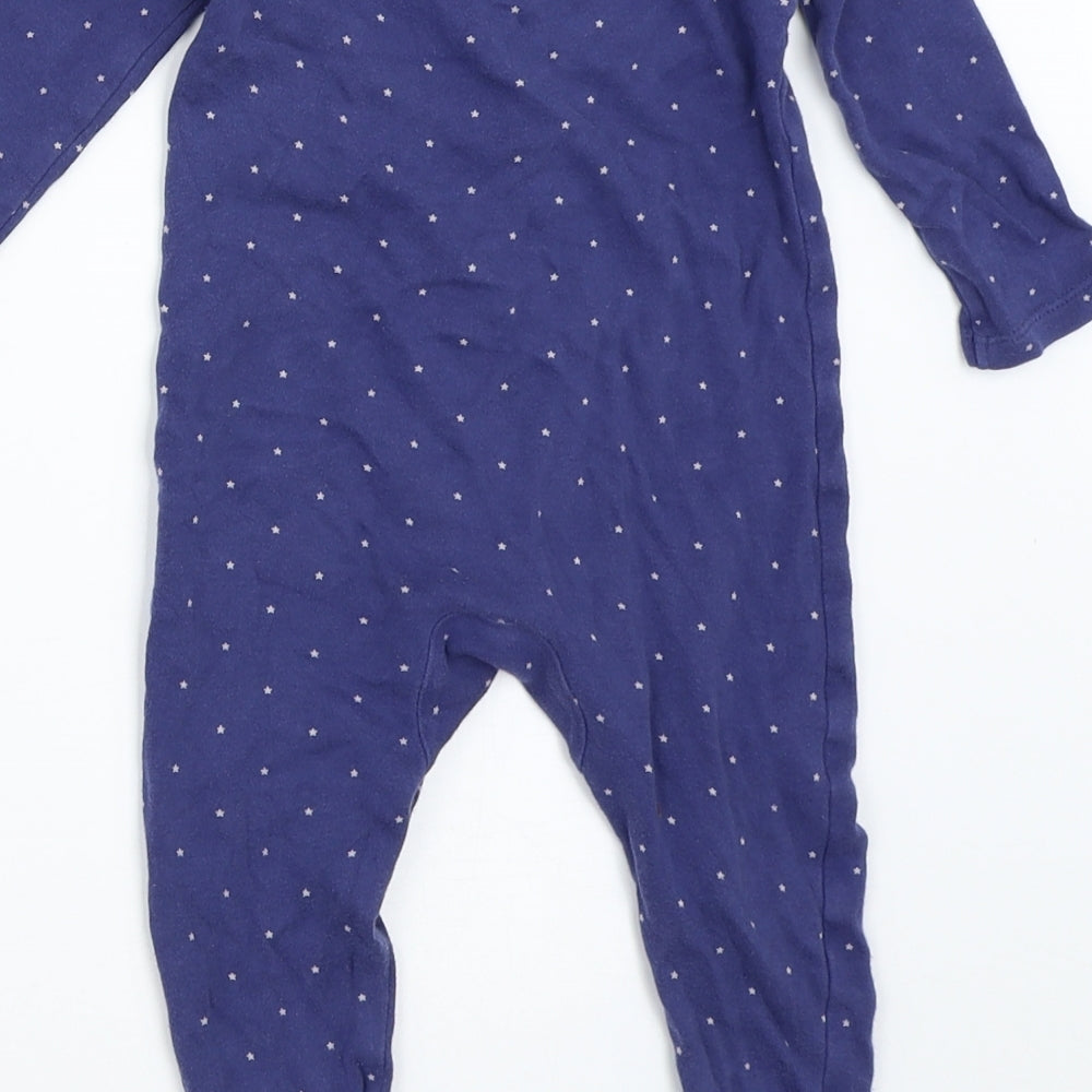 F&F Boys Blue Babygrow One-Piece Size 9-12 Months