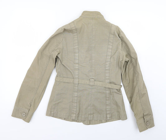 alibi Womens Beige Overcoat Coat Size 10