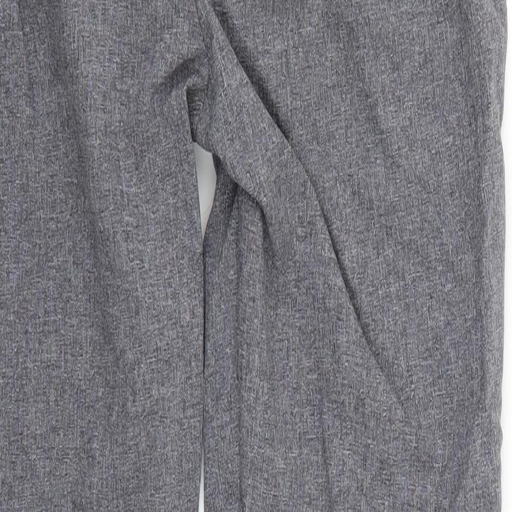 Preworn Womens Grey Trousers Size 14 L29 in