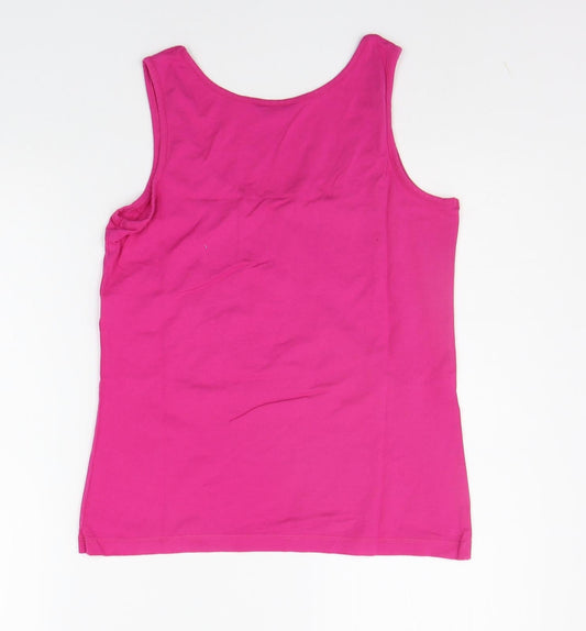 Kello Womens Pink Basic Tank Size 12