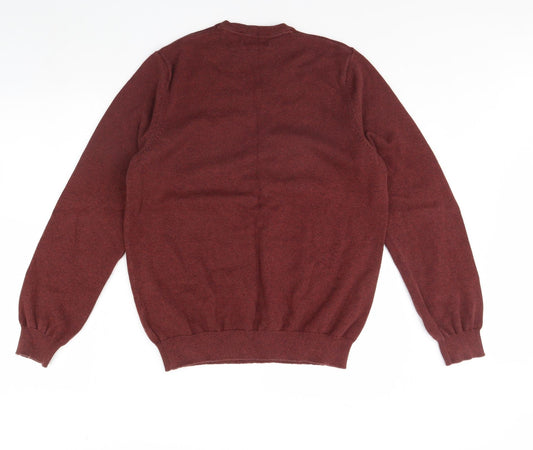 m&s Mens Red Pullover Jumper Size M