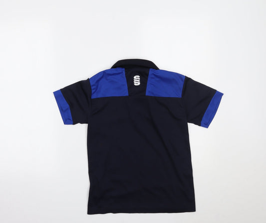 Surridge Boys Blue Jersey Polo Size S