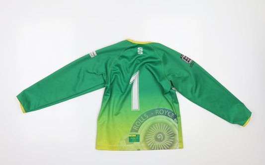 Surridge Boys Green Jersey T-Shirt Size S