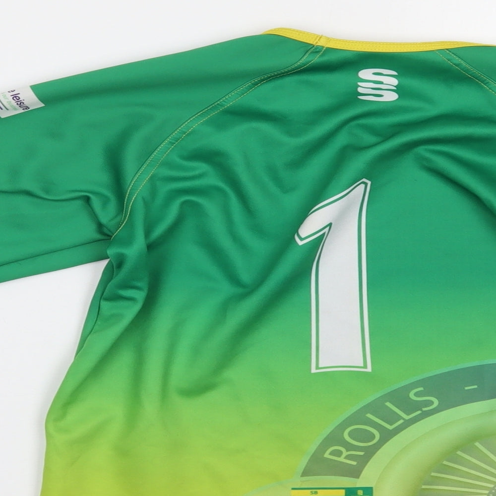 Surridge Boys Green Jersey T-Shirt Size S