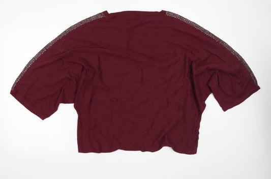 NEXT Womens Purple Basic Blouse Size L