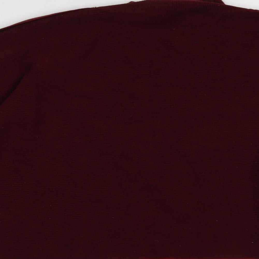 Marks and Spencer Womens Red Basic Blouse Size 12