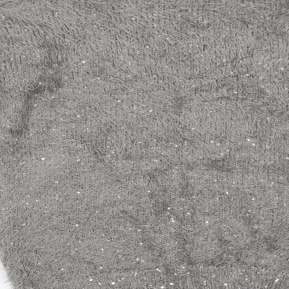Lottie Loves Womens Grey Pullover Jumper Size L