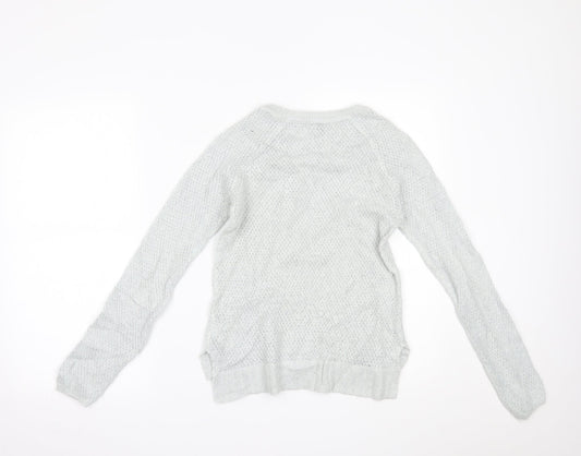 H&M Womens Blue Basic Blouse Size S