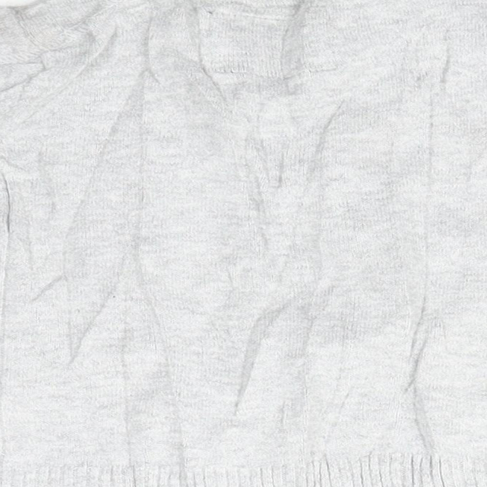 M&S Boys Grey Pullover Jumper Size 6-9 Months