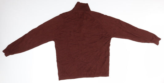 M&S Mens Brown Pullover Jumper Size S