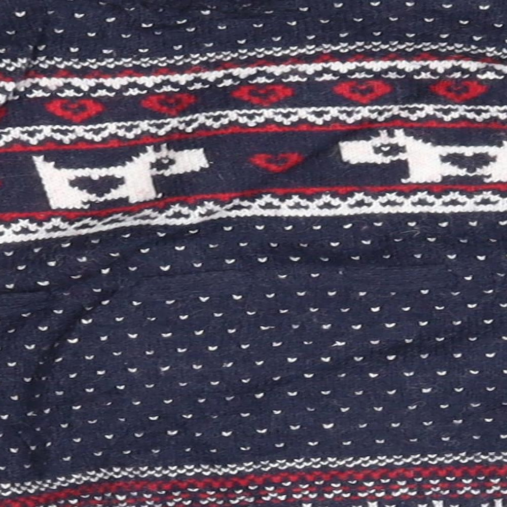 Brand and care label for Next Baby Blue Fair Isle jumper, size 3-6, Months