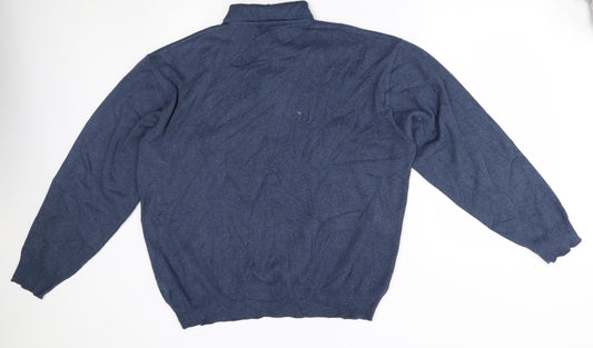 EWM Mens Blue Pullover Jumper Size L