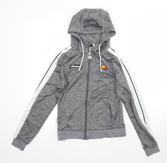 ellesse Womens Grey   Full Zip Hoodie Size 4