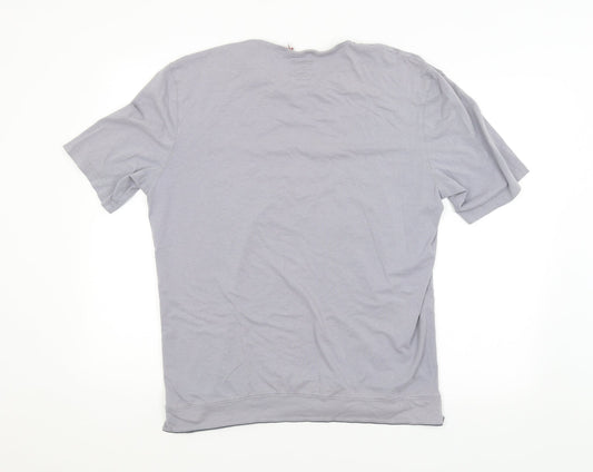 Bridgeport Mens Grey Basic T-Shirt Size XL
