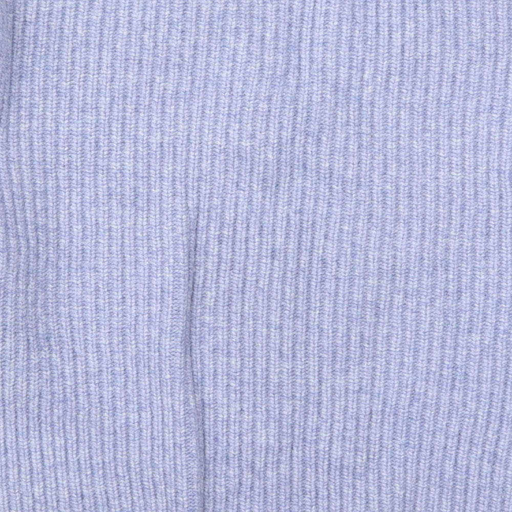 H&M Womens Blue Knit Pullover Jumper Size S