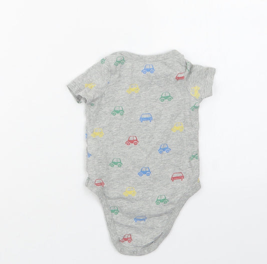 Gap Boys Grey Geometric Babygrow One-Piece Size 3-6 Months