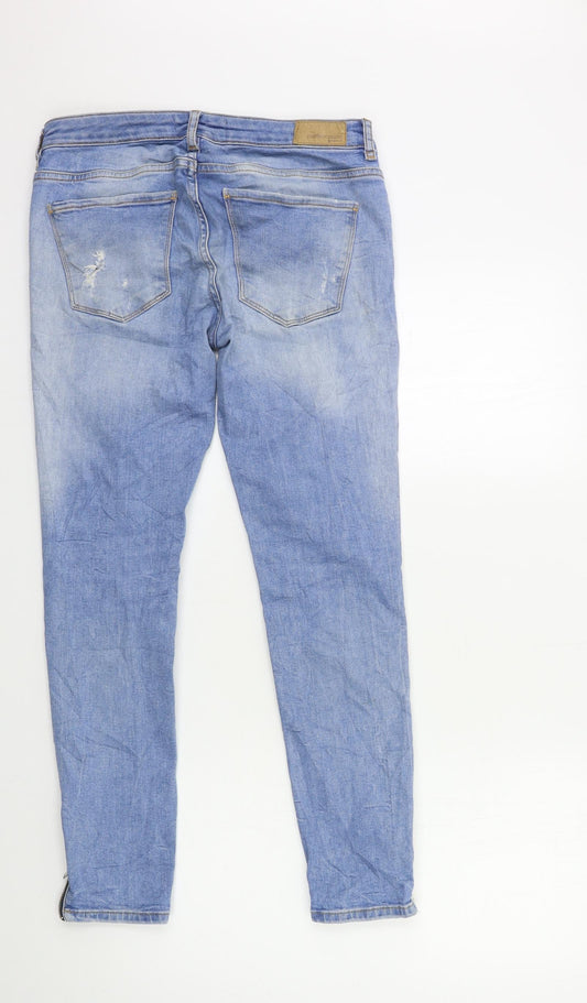 Gina Tricot Womens Blue Denim Skinny Jeans Size 30 in L30 in