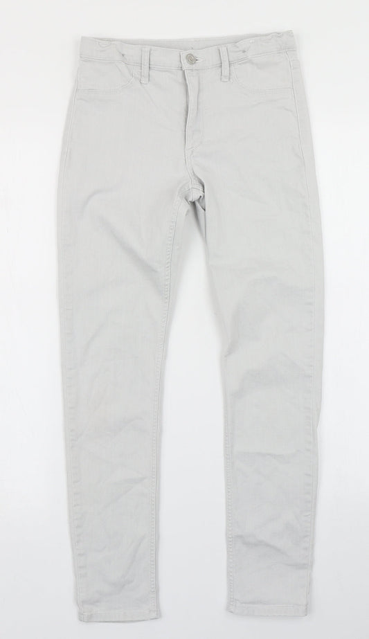 &Denim Girls Grey Denim Skinny Jeans Size 11-12 Years
