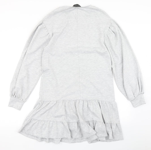 Dorothy Perkins Womens Grey A-Line Size 12