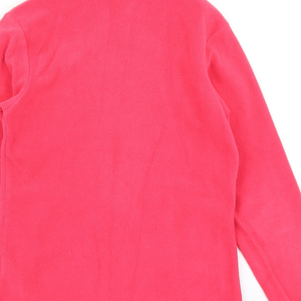 Campris Girls Pink Fleece Full Zip Sweatshirt Size 11-12 Years