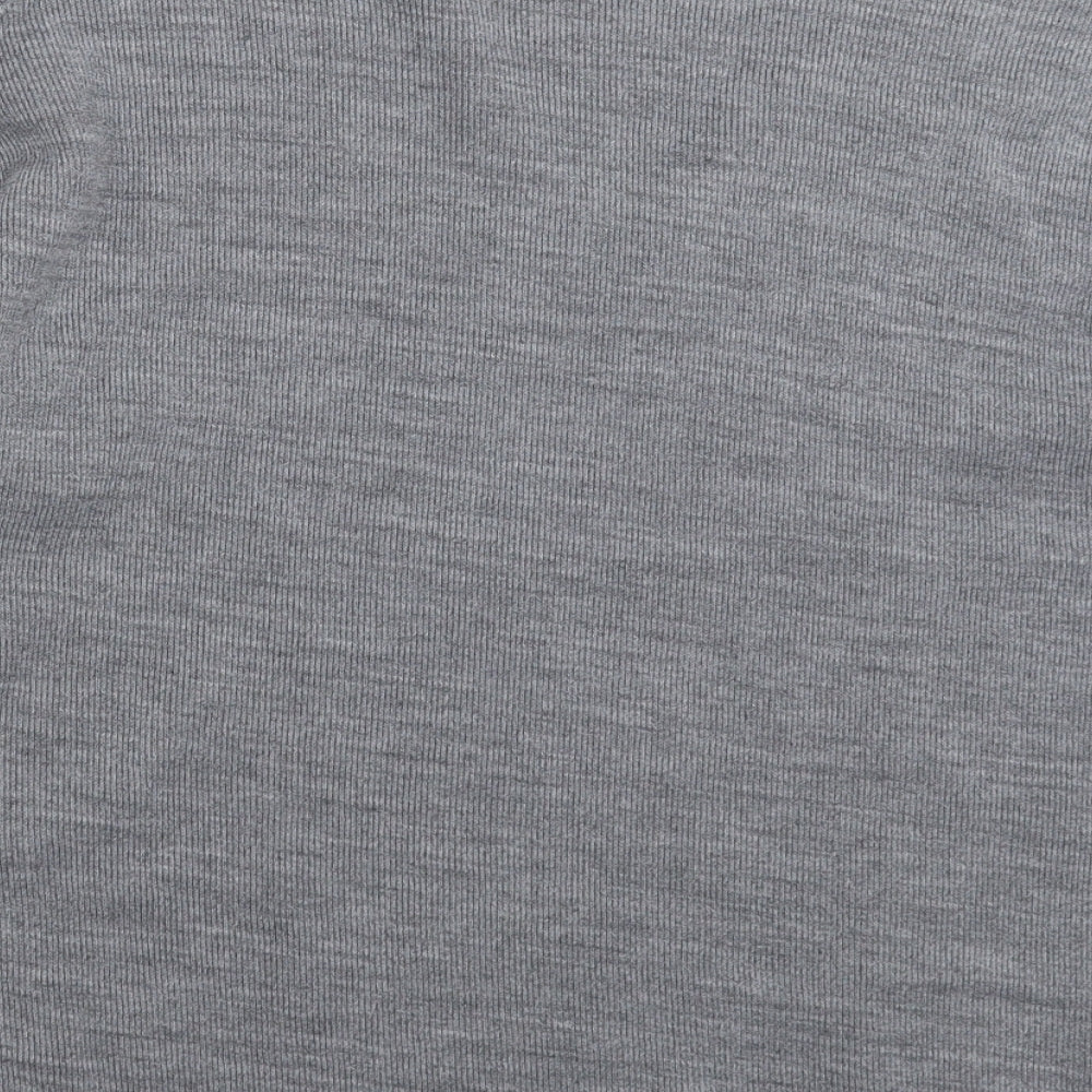 Zara Womens Grey Knit Pullover Jumper Size M