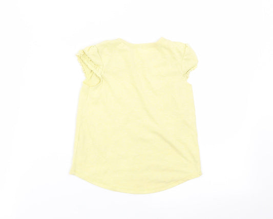 Asda George Girls Yellow Basic Tank Size 3-4 Years