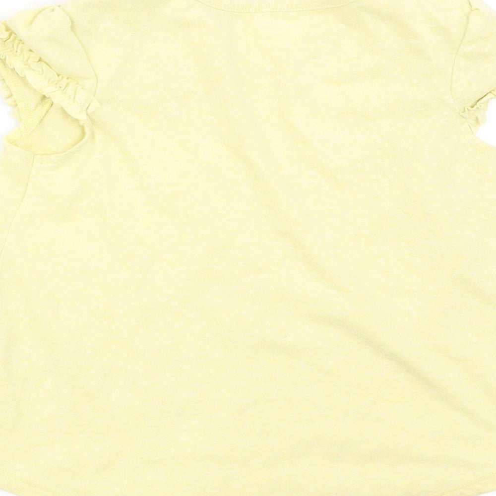 Asda George Girls Yellow Basic Tank Size 3-4 Years