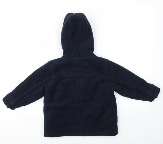 NEXT Boys Blue Basic Coat Coat Size 3 Years