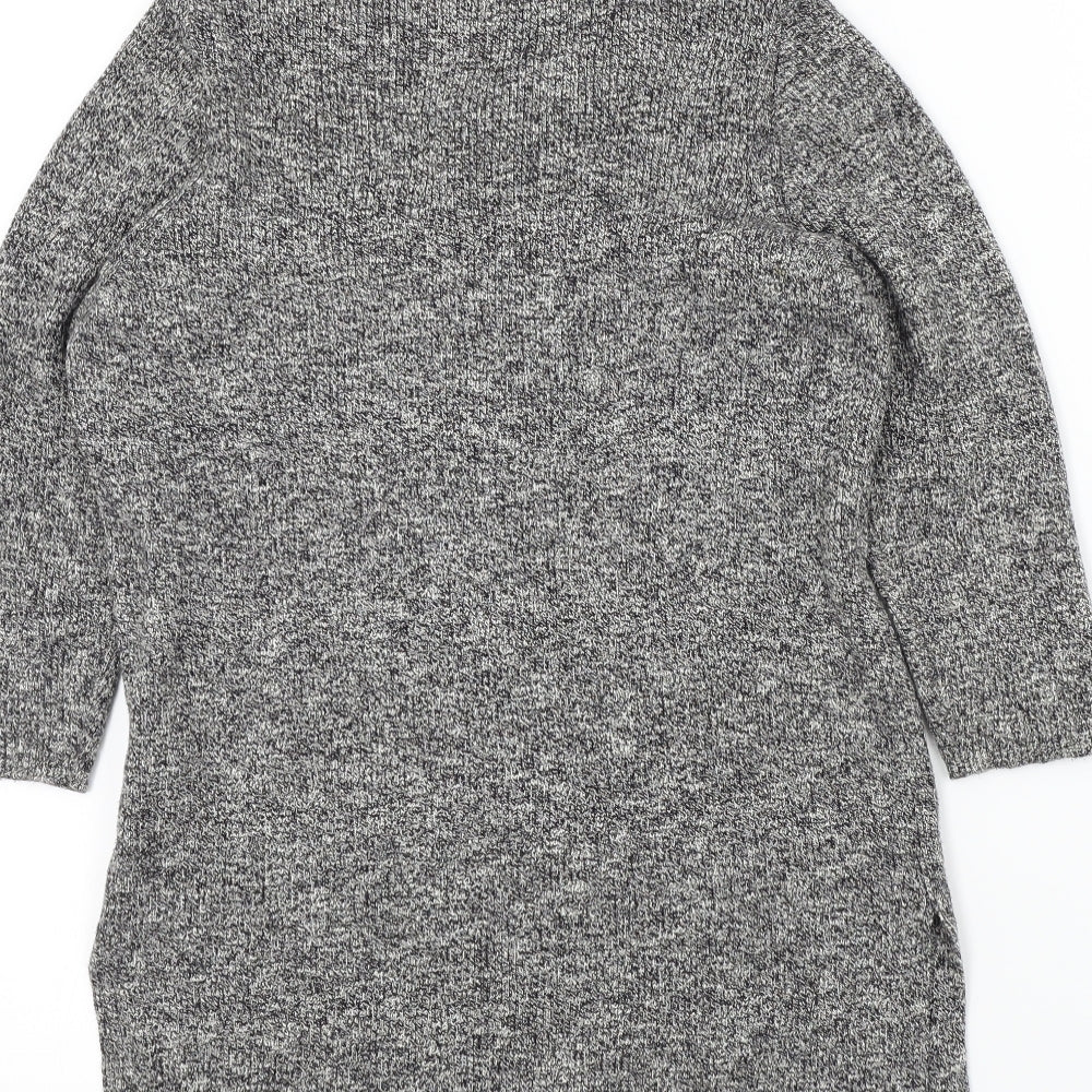 New Look Womens Grey Pullover Jumper Size 8