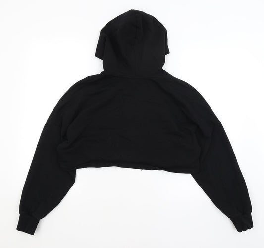 H&M Womens Black Pullover Hoodie Size S