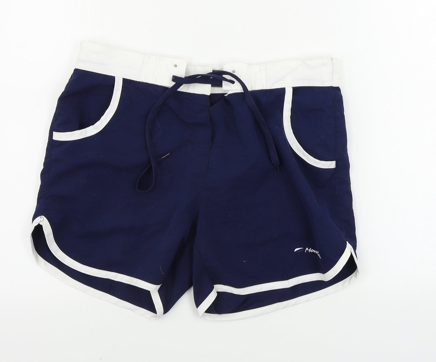 Mountain Life  Womens Blue   Sweat Shorts Size 10