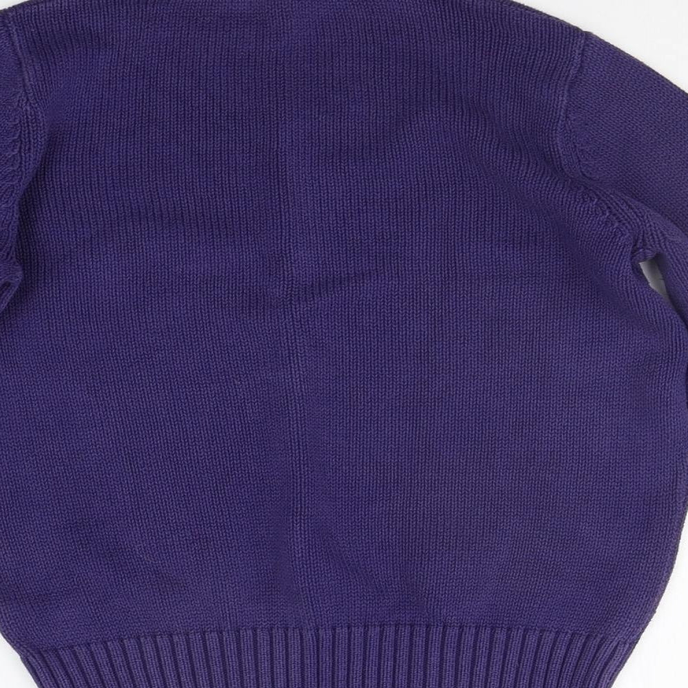 Marks and Spencer Womens Purple Pullover Jumper Size 14