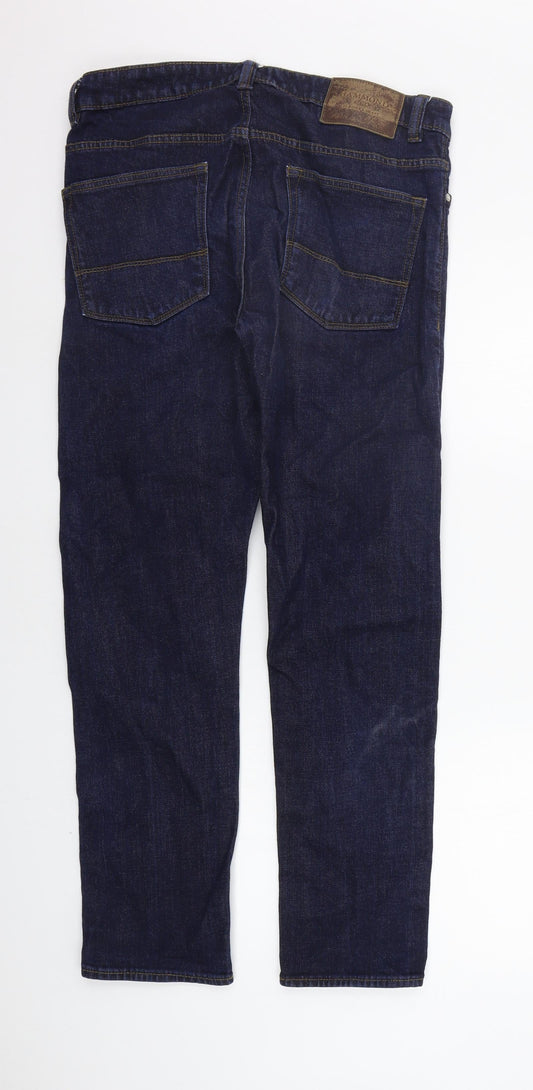 Hammond & CO Womens Blue Straight Jeans Size 34 in L31 in
