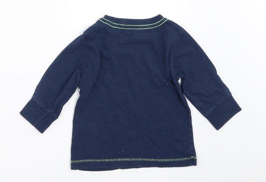 NEXT Boys Blue Basic T-Shirt Size 6-9 Months