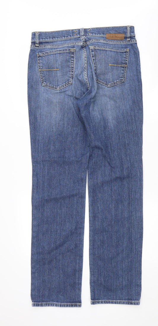 royal white sand Womens Blue Straight Jeans Size 33 L33 in