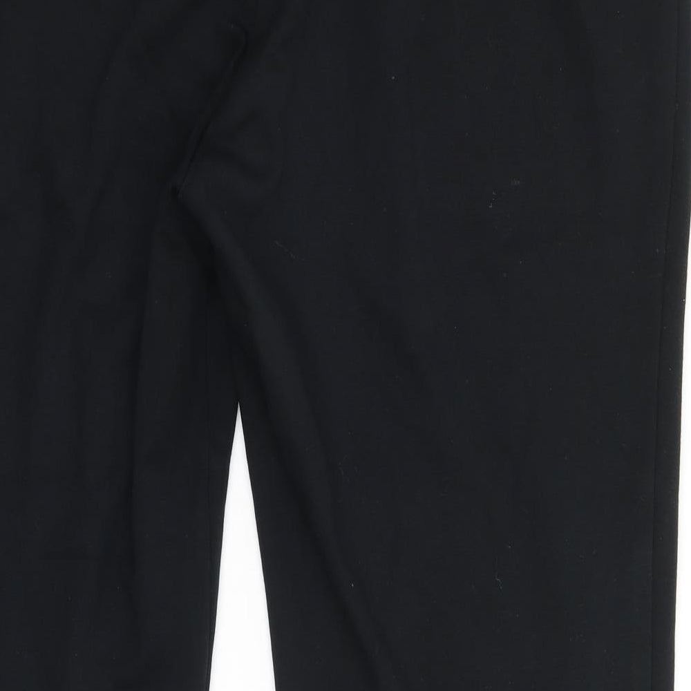 Marks and Spencer Womens Black Trousers Size 14 L26 in
