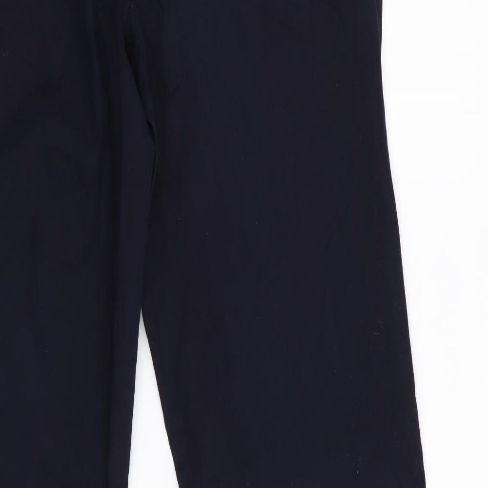 Zero Womens Blue Trousers Size 8 L31 in